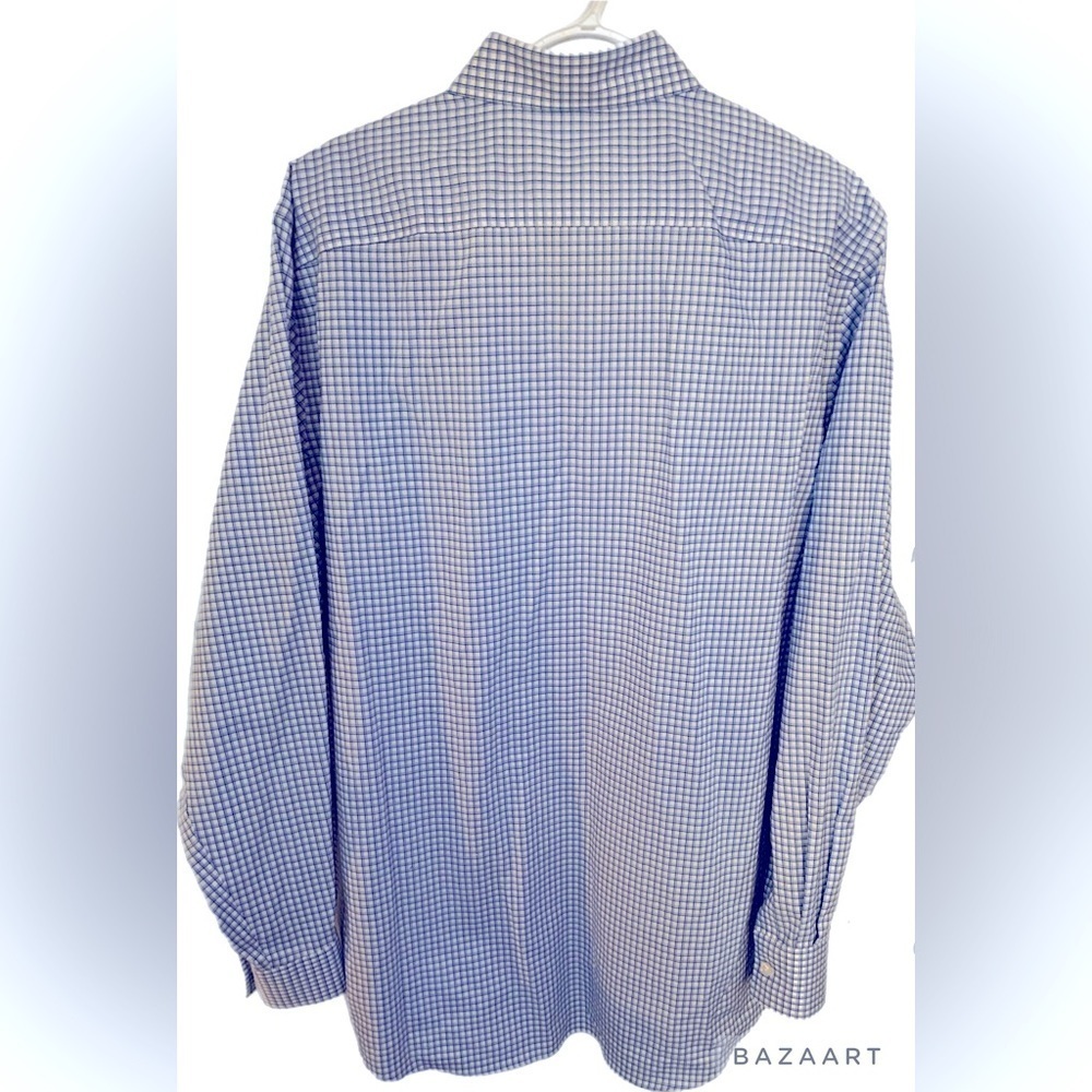 Michael Michael Kors Shirt, Button Down Shirt, Sz 16 1/2, 34/35, plaid, Geo - Picture 7 of 13